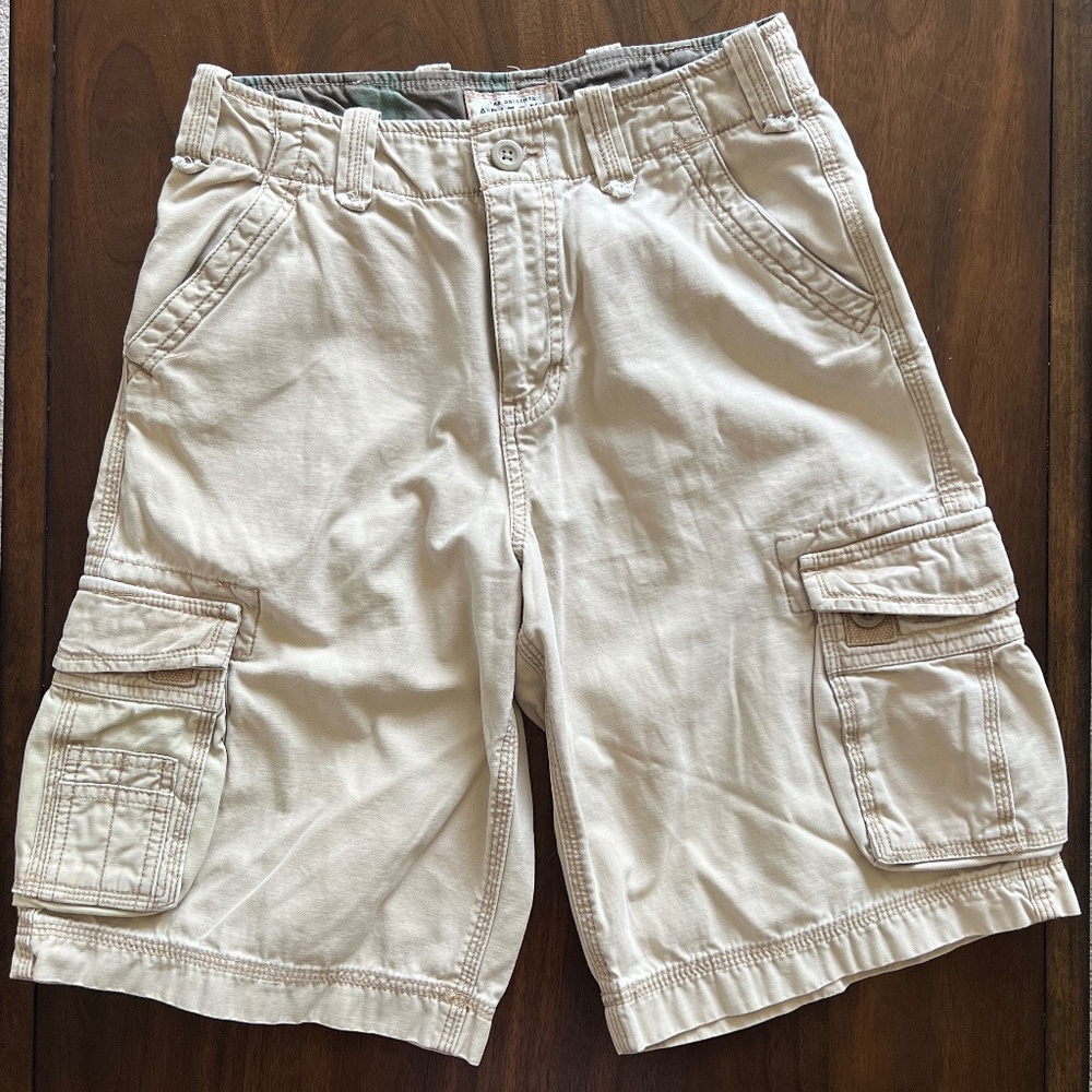 Arizona Jean Co. Boys Cargo Shorts, Boys Size 16, Tan, 6 Pockets